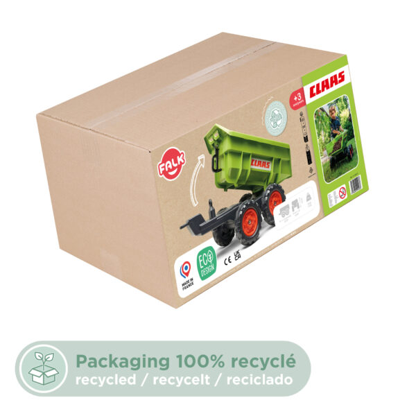 Packaging remorque basculante Claas