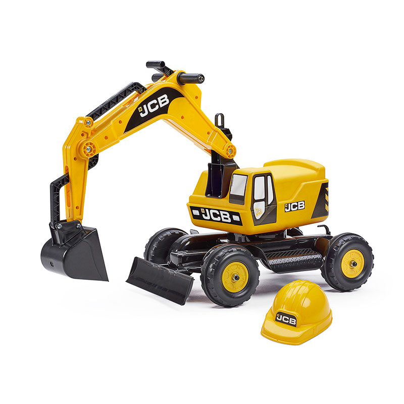 Constructor Excavator and Helmet for Home and Outdoor Toys 