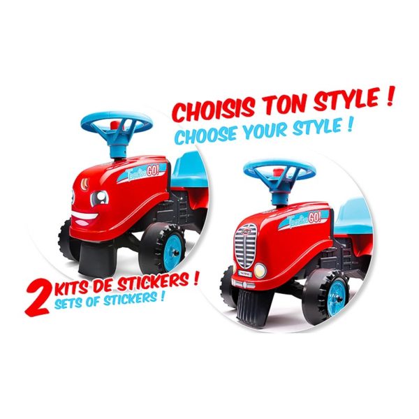Porteur Tractor Go! 200B 2 kits de stickers