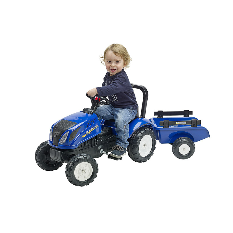 Traktor mit Anhänger 2020 – blau - Fun KidCars