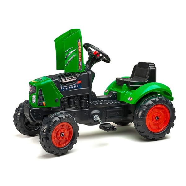 Traktor mit Pedalen Supercharger 2031AB Motorhaube zum Öffnen