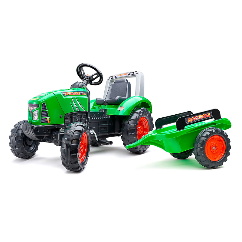 green pedal tractor