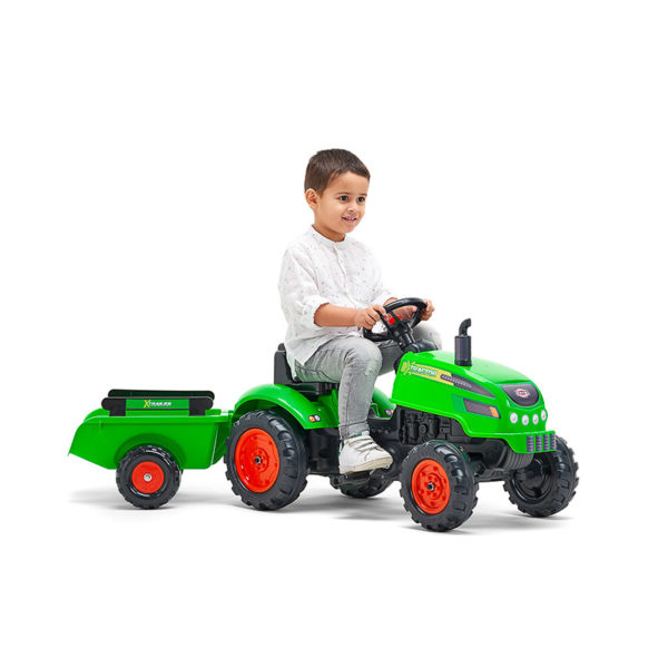 Child playing with Pedal Tractor X Tractor 2048AB