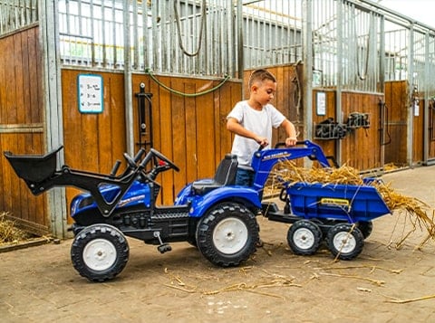 Super Traktoren Kinder hergestellt Toys - FALK Frankreich that rolls | in