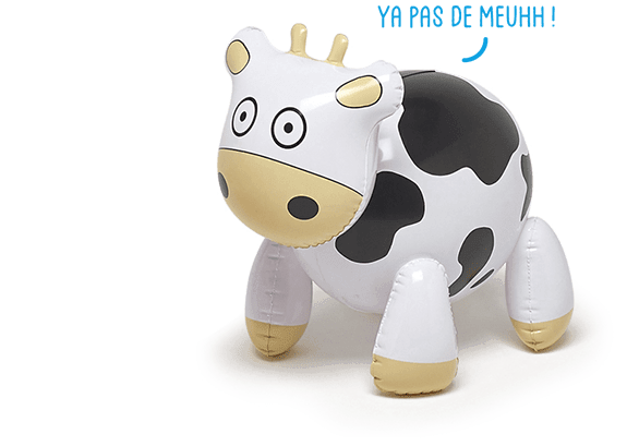 vache gonflable