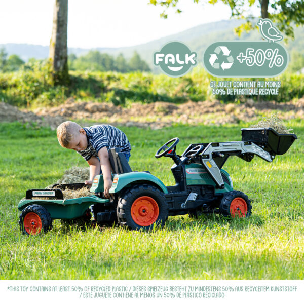 Enfant avec tracteur Farm Lander