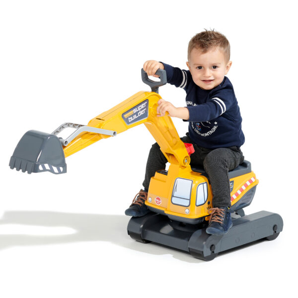 Enfant sur Pelleteuse Super builder