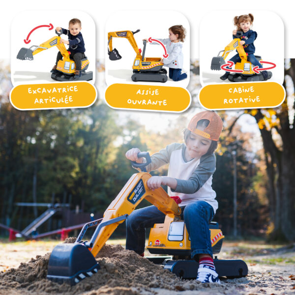 Enfant sur Pelleteuse Super builder