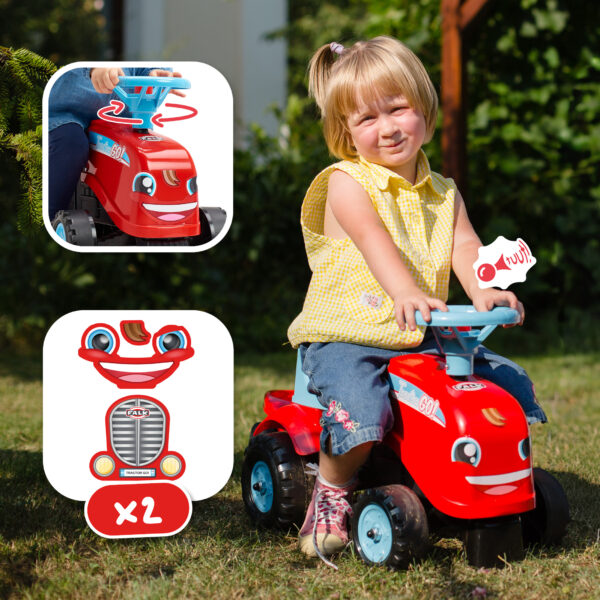 Fille avec porteur Tractor Go!