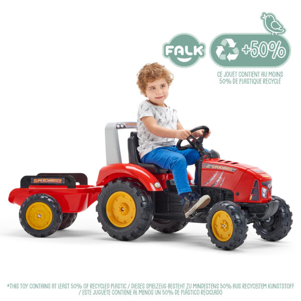 Enfant sur tracteur Supercharger