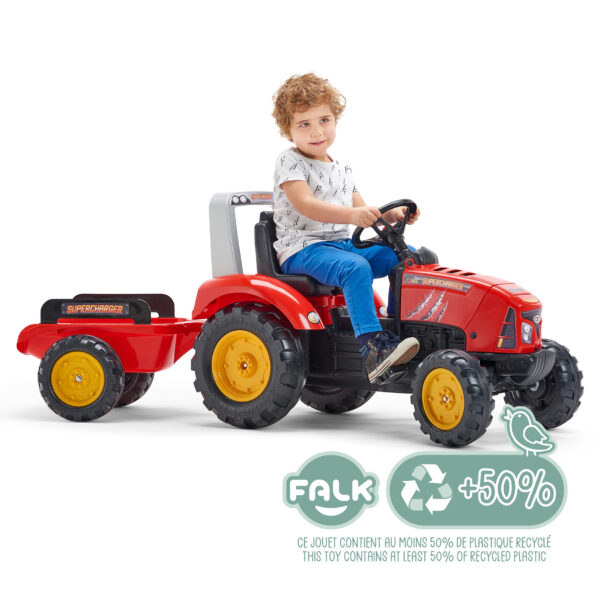 Enfant sur tracteur Supercharger