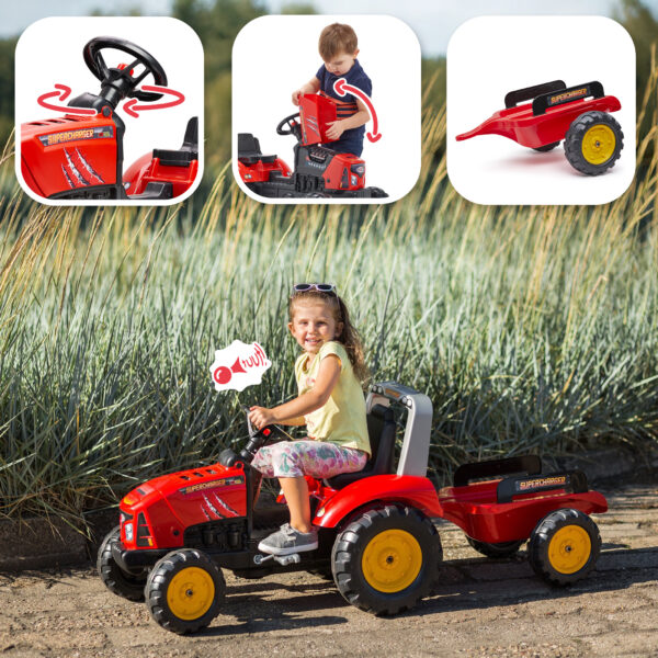 Fonctions - Enfant sur tracteur Supercharger
