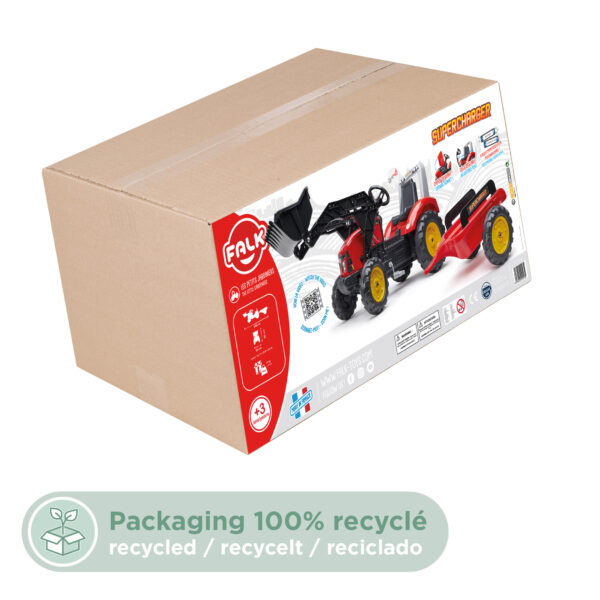Packaging Tractopelle à pédales Supercharger