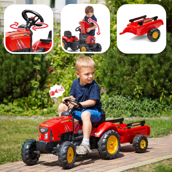 Fonctions - Enfant sur tracteur Super Charger