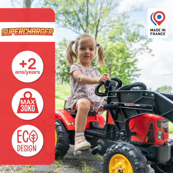 Enfant avec tracteur Supercharger