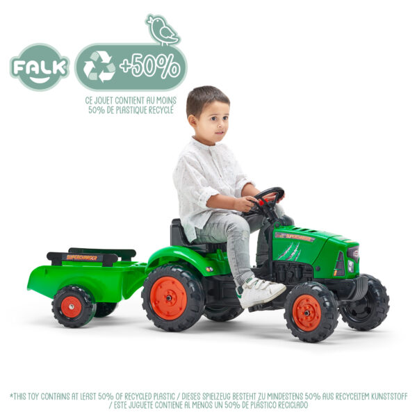 Enfant sur tracteur Supercharger