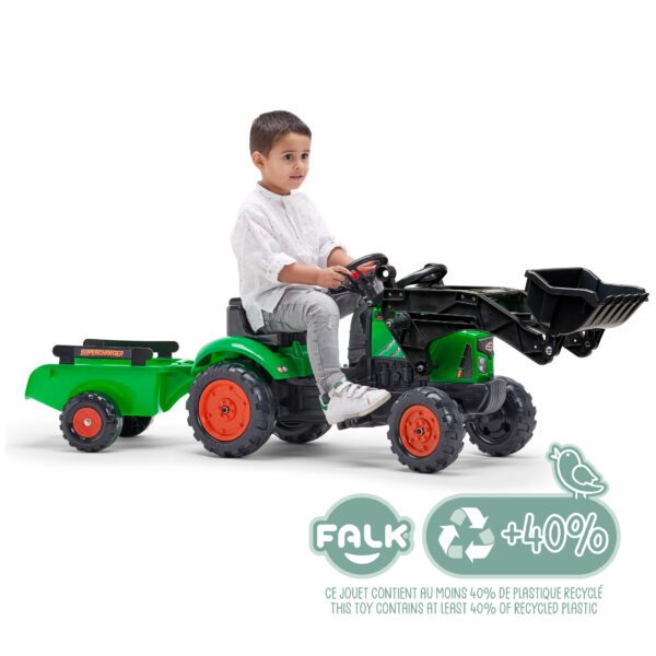 Enfant sur tracteur Supercharger