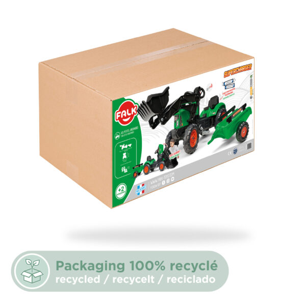 Packaging tractopelle Supercharger