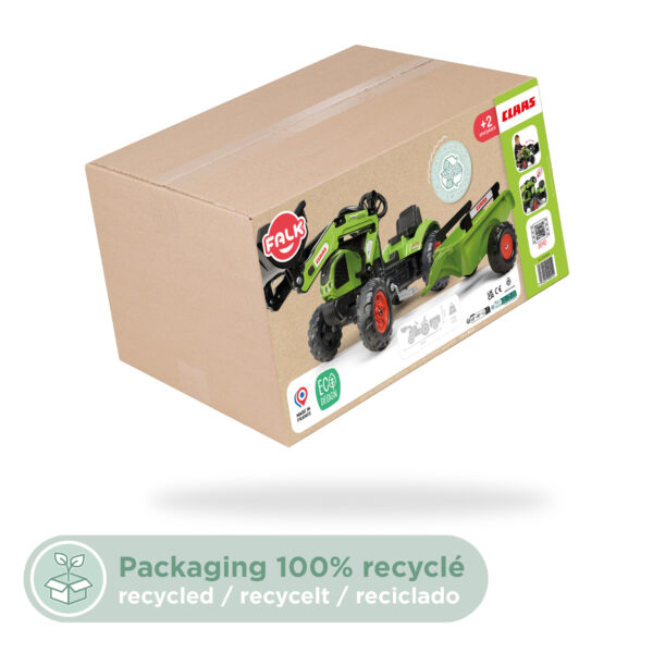 Packaging tractopelle Claas