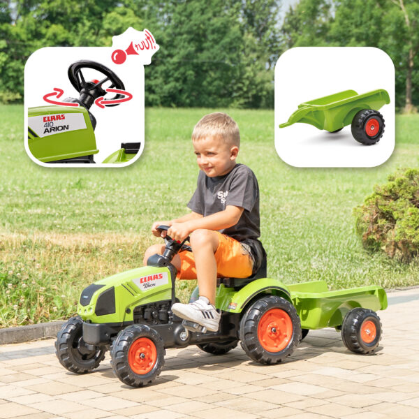 Fonctions - Enfant sur tracteur Claas