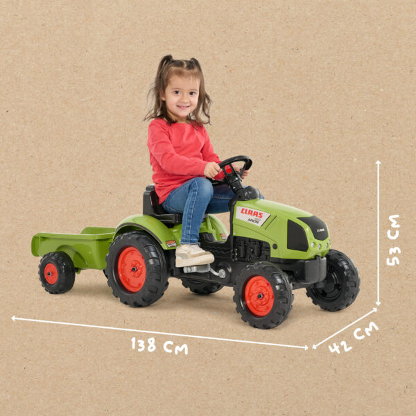 Dimensions - Enfant sur tracteur Claas