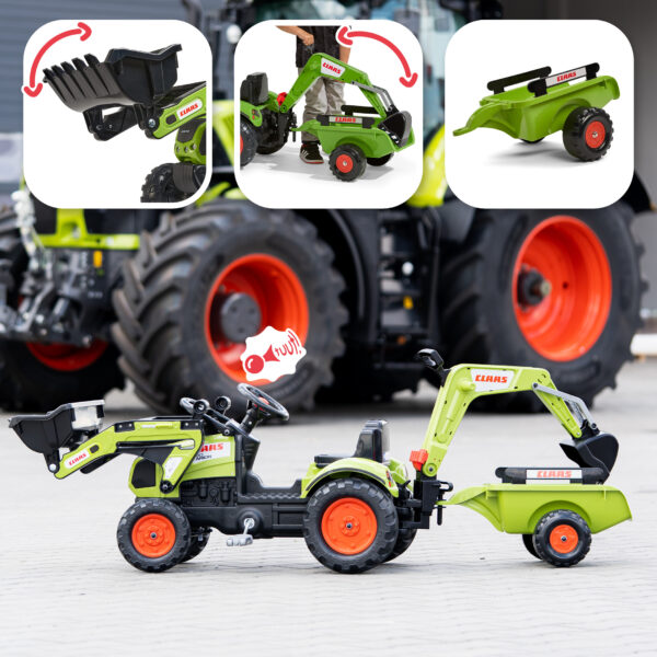 Fonctions tractopelle Claas