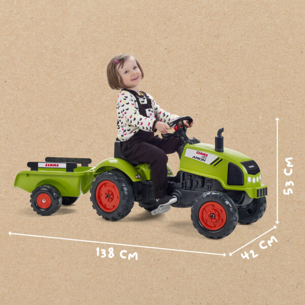 Enfant sur tracteur Claas