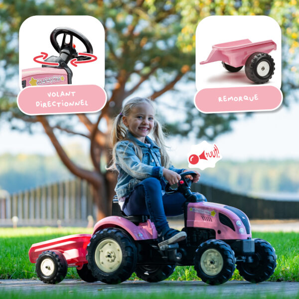 Fille sur Tracteur Country Star