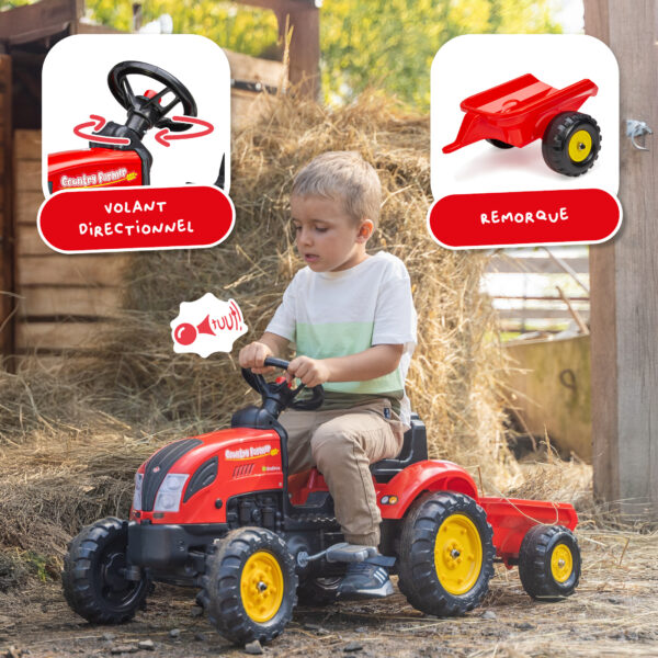 Enfant sur Tracteur Country Farmer