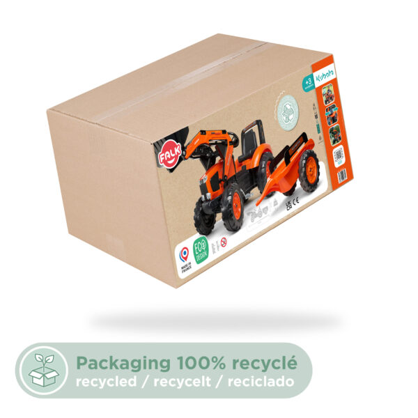Packaging tractopelle Kubota