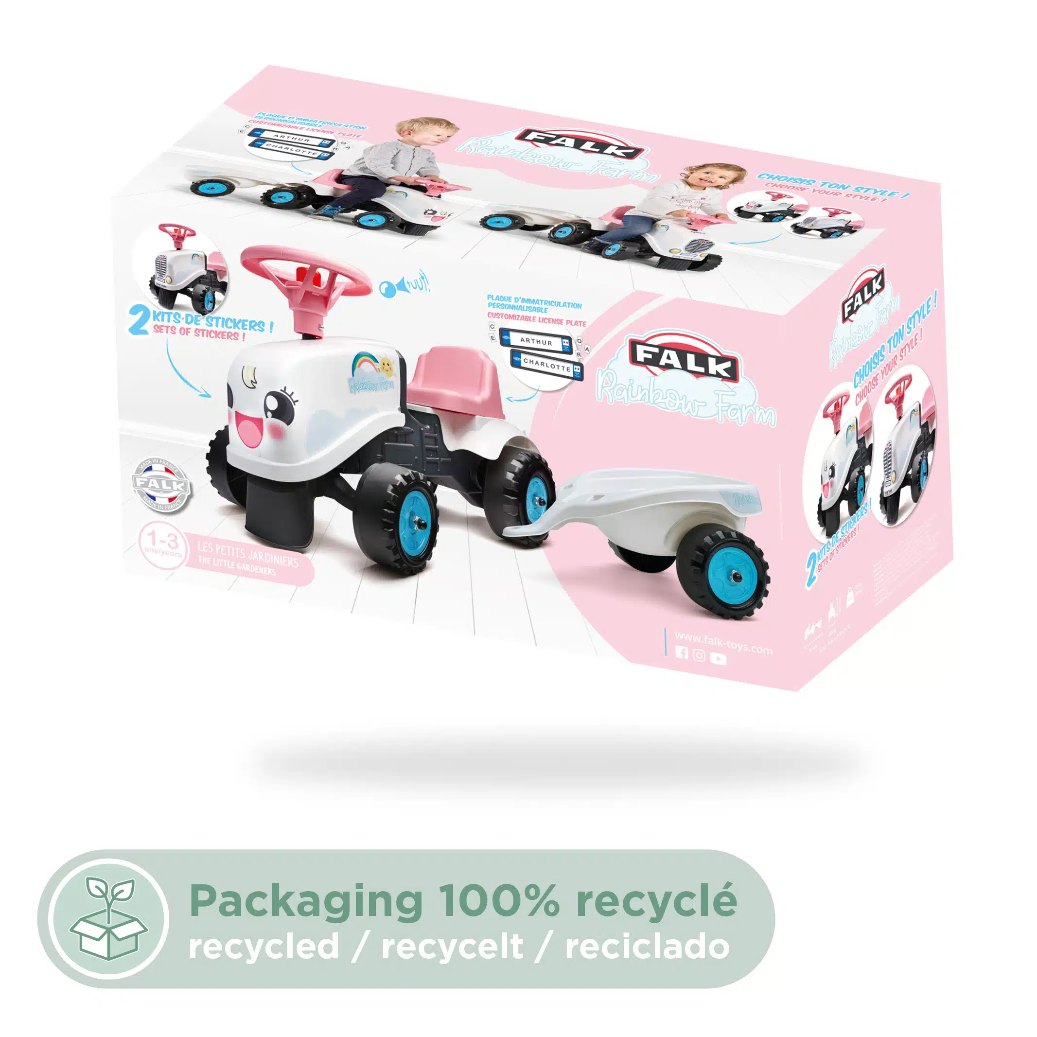 Packaging Porteur Rainbow Farm