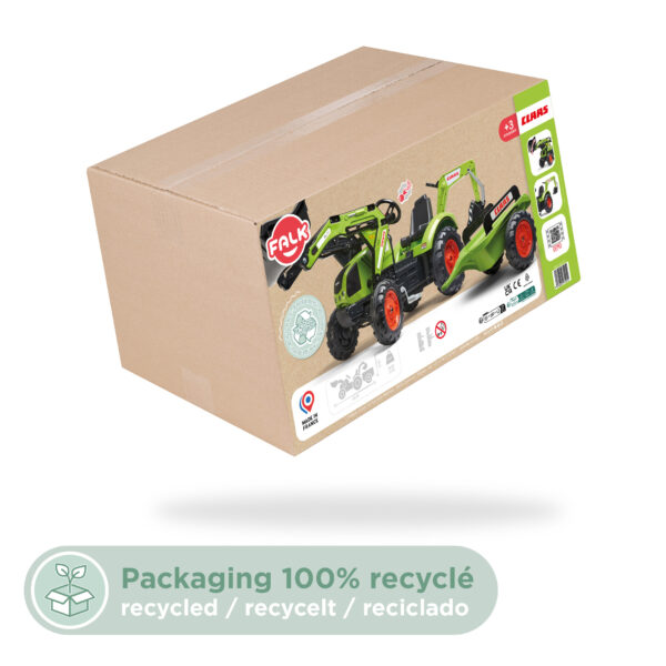Packaging tractopelle Claas