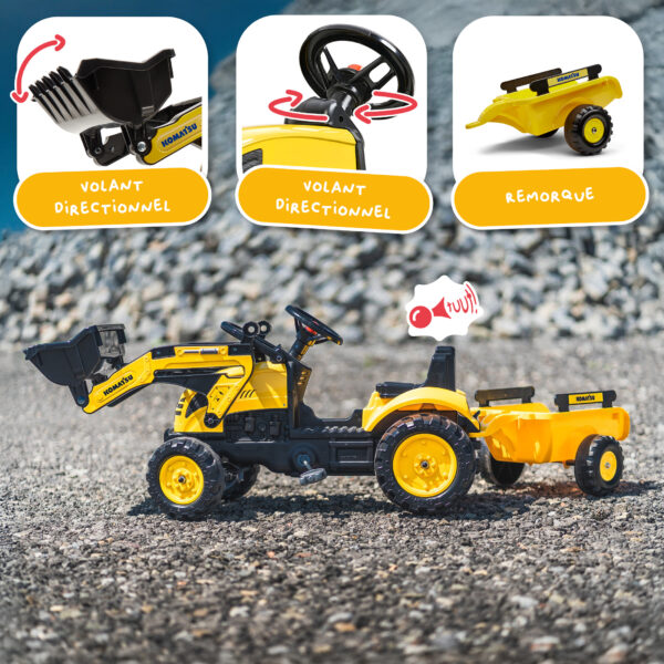 Tractopelle Komatsu