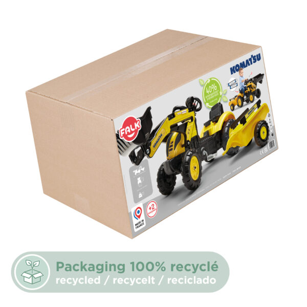 Packaging tractopelle Komatsu