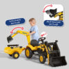 Enfant avec Tractopelle Komatsu