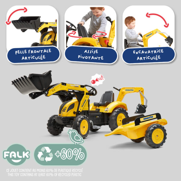Tractopelle Komatsu