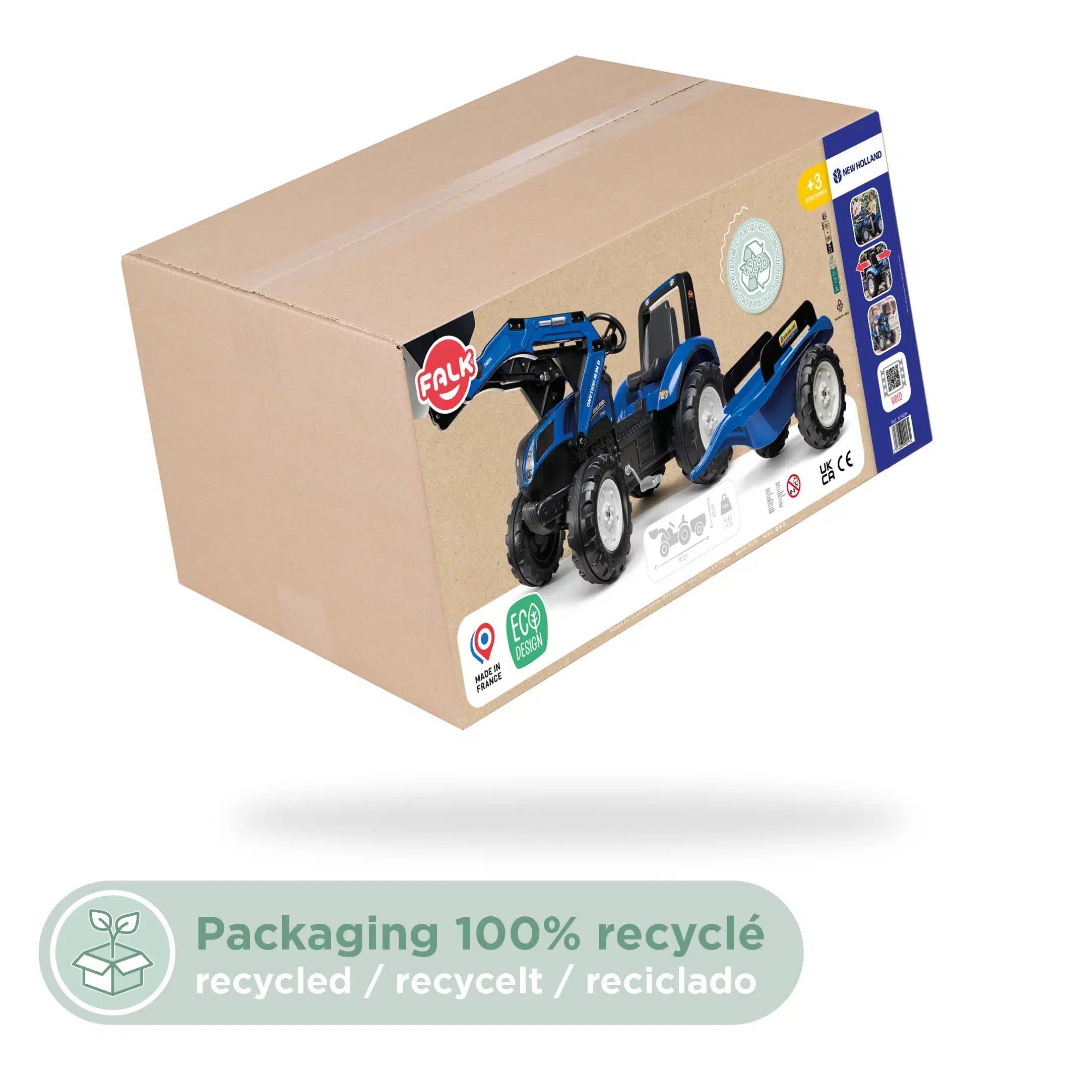 Packaging Tractopelle New Holland