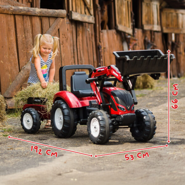 Dimensions tractopelle Valtra
