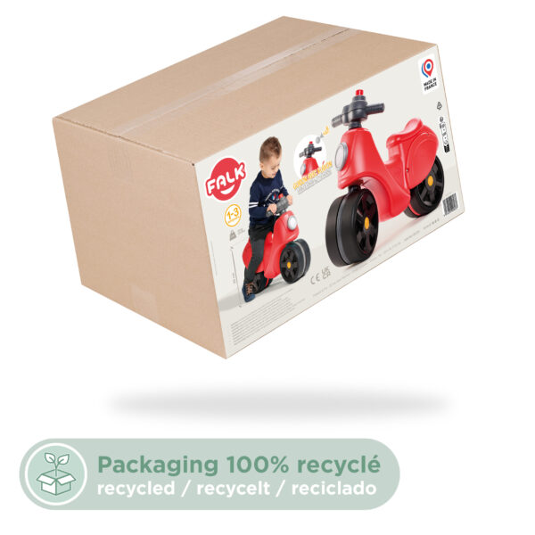 Packaging Enfant sur scooter draisienne Strada