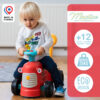 Enfant sur porteur tracteur Maurice