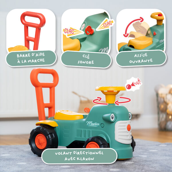Fonctions porteur tracteur Maurice
