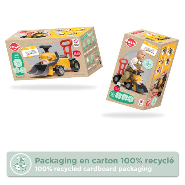 Packaging porteur tracteur Marcel