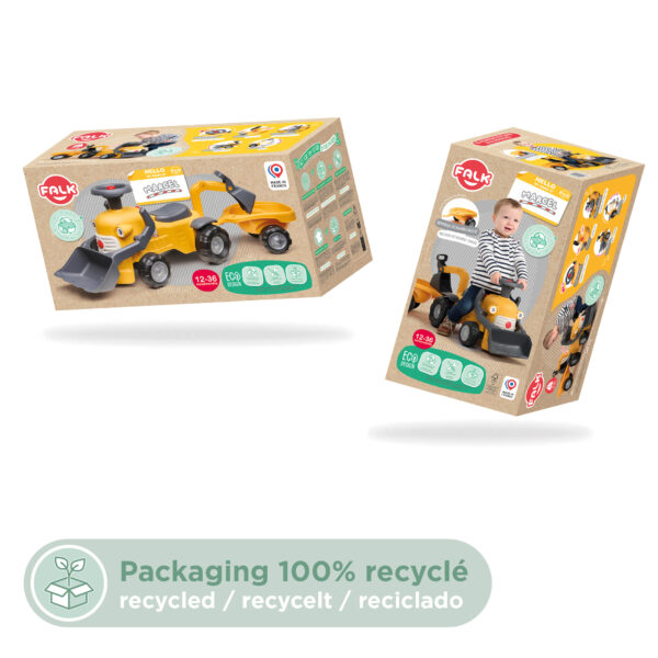 Packaging porteur tracteur Marcel