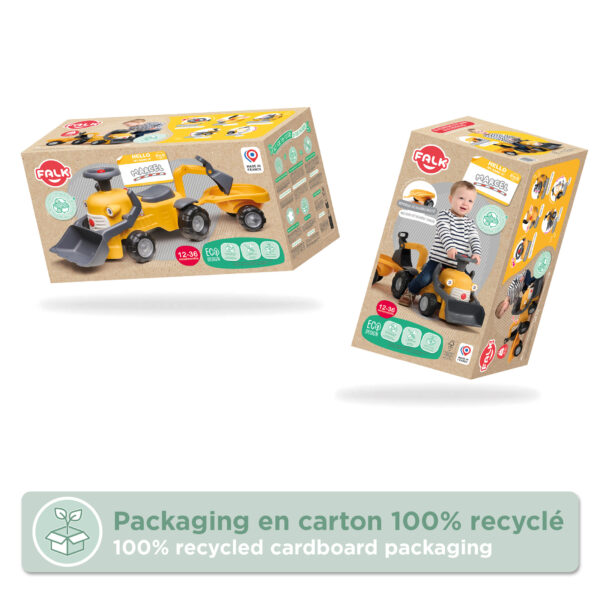 Packaging porteur tracteur Marcel