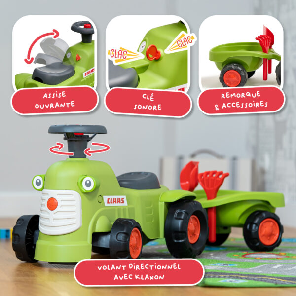 Fonctions porteur tracteur Claas