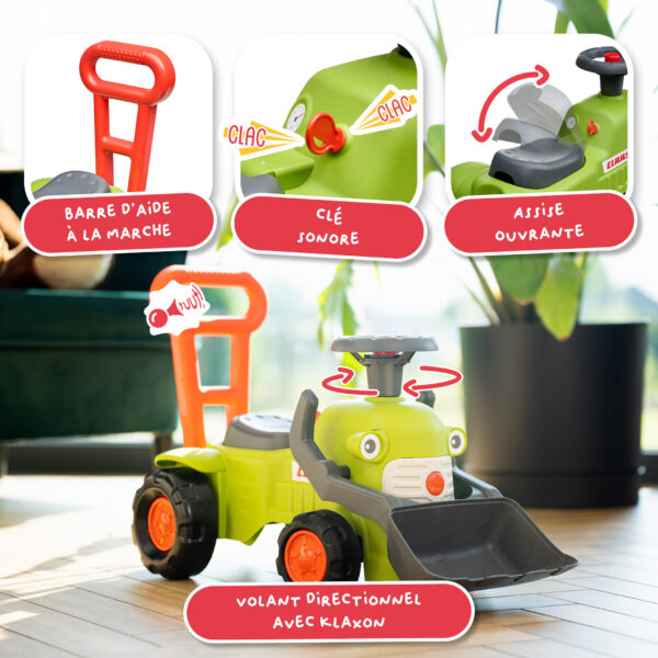 Fonctions porteur tracteur Claas