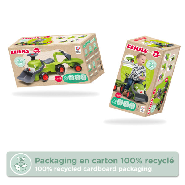Packaging porteur tractopelle Claas