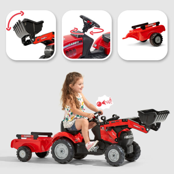 Fonctions - Enfant sur tracteur Case IH