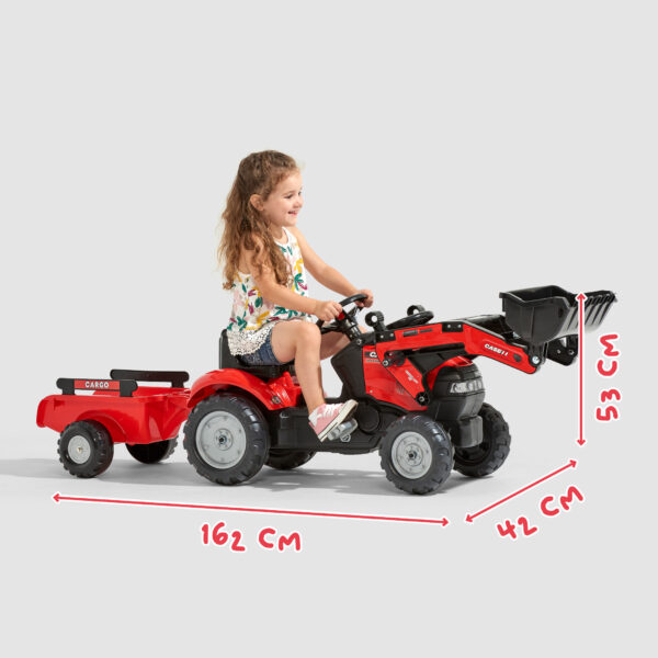Dimensions - Enfant sur tracteur Case IH