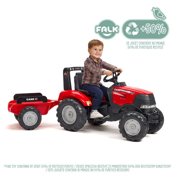 Enfant sur tracteur Case IH